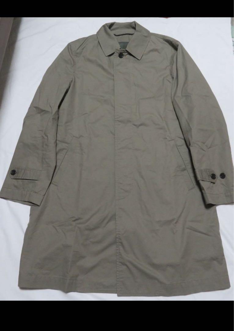■新品【UNITED ARROWS】上質ステンカラー カーキ S～M