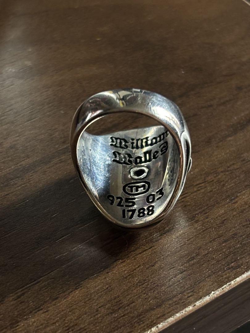 ワンピなど最旬ア！ William Wales 925シルバー リング 20号 アクセサリー