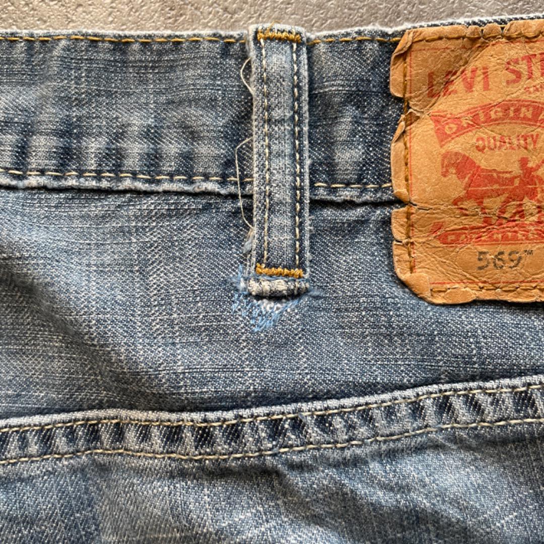 エジプト製 Japan Levi 縦落 リーバイス 569 W38 L32