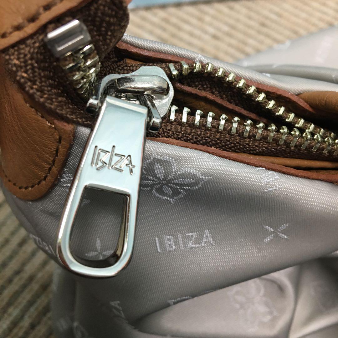 【IBIZA】イビザ　バッグ　ハンドバッグ　ショルダーバッグ　ベージュ