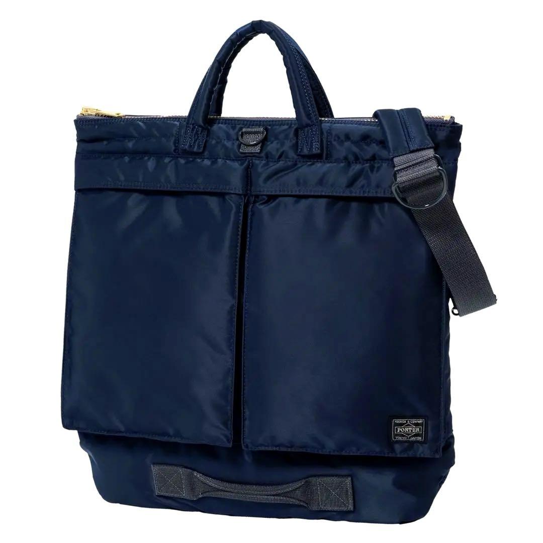 PORTER タンカー　アイアンブルー　Lサイズ　美品 PXタンカー アイアンブルー L