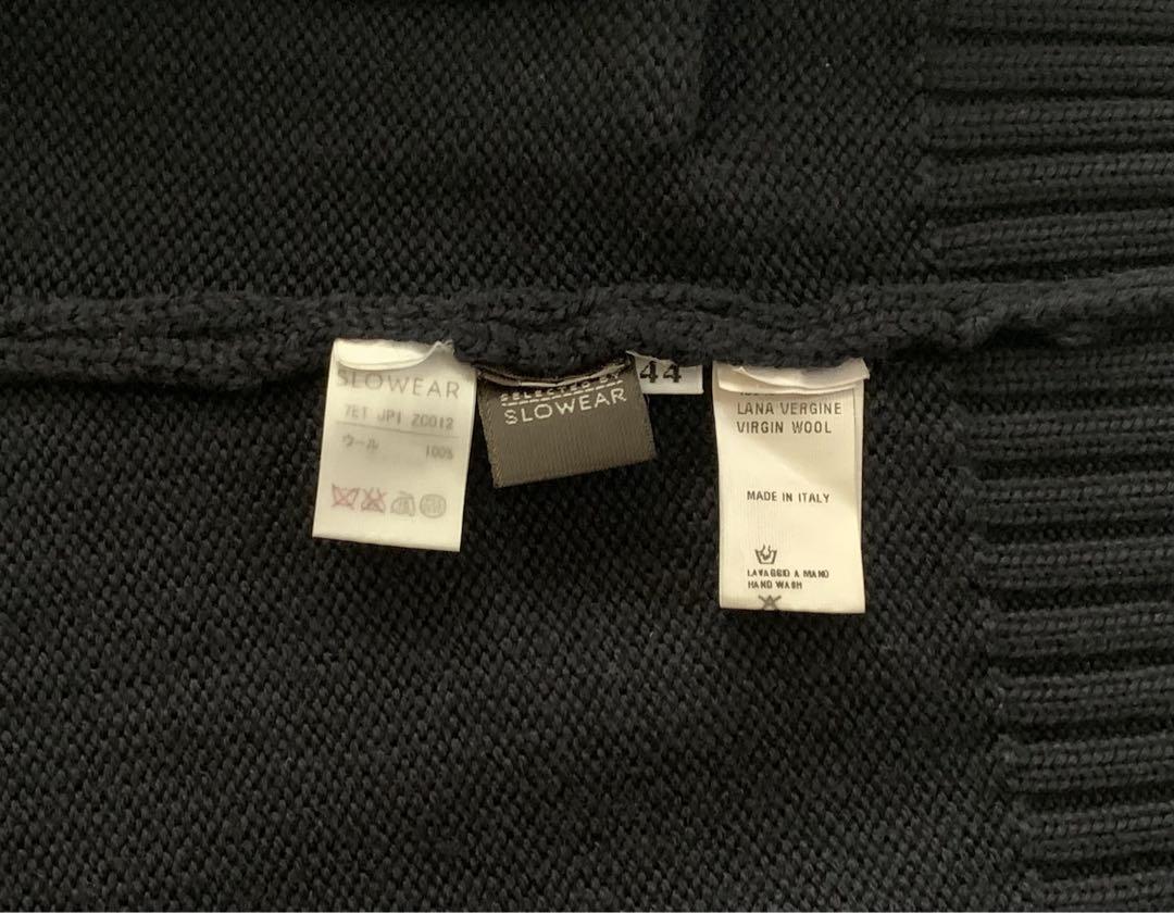 ザノーネ ZANONE キョート スタンドカラーニット ネイビー size44