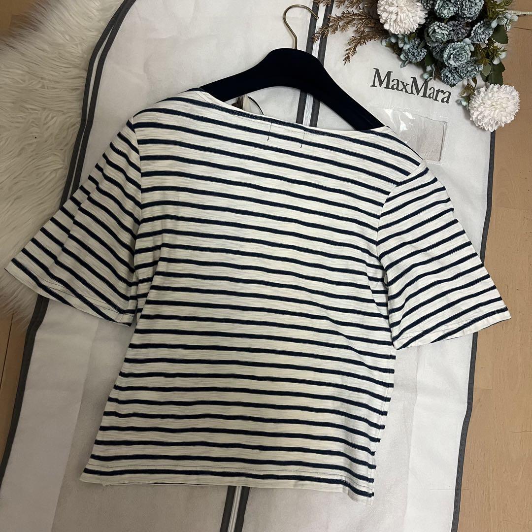 新品♡RRL ラルフローレン　ボーダーカットソー　Tシャツ　ネイビー　白　1