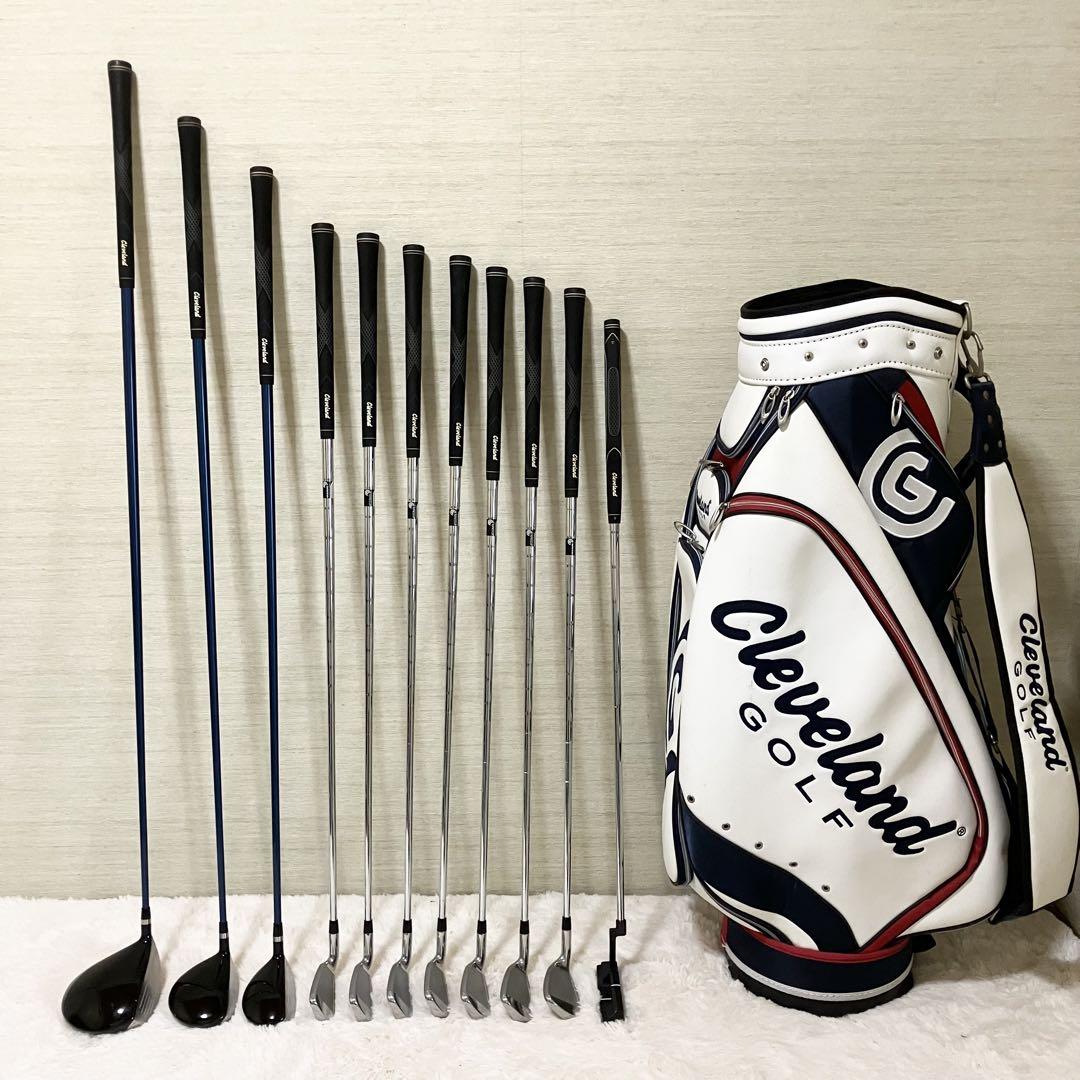 美品 cleveland クリーブランド メンズゴルフクラブ フルセット