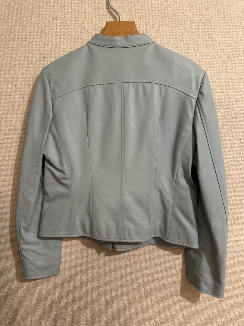 【新品未使用】ライダースジャケット シングル M 水色