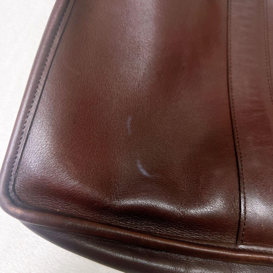 オールドコーチ COACH ビジネスバッグ グラブタンレザー 茶色