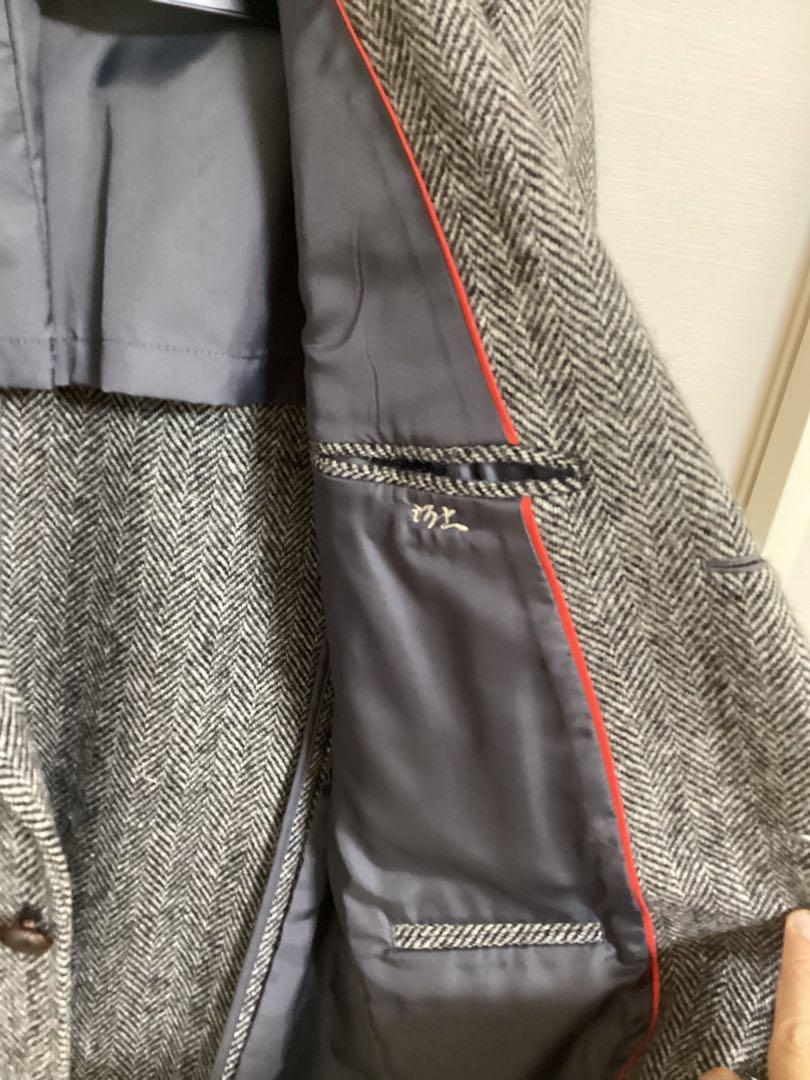 【美品】JPERES グレー ヘリンボーン テーラードジャケット