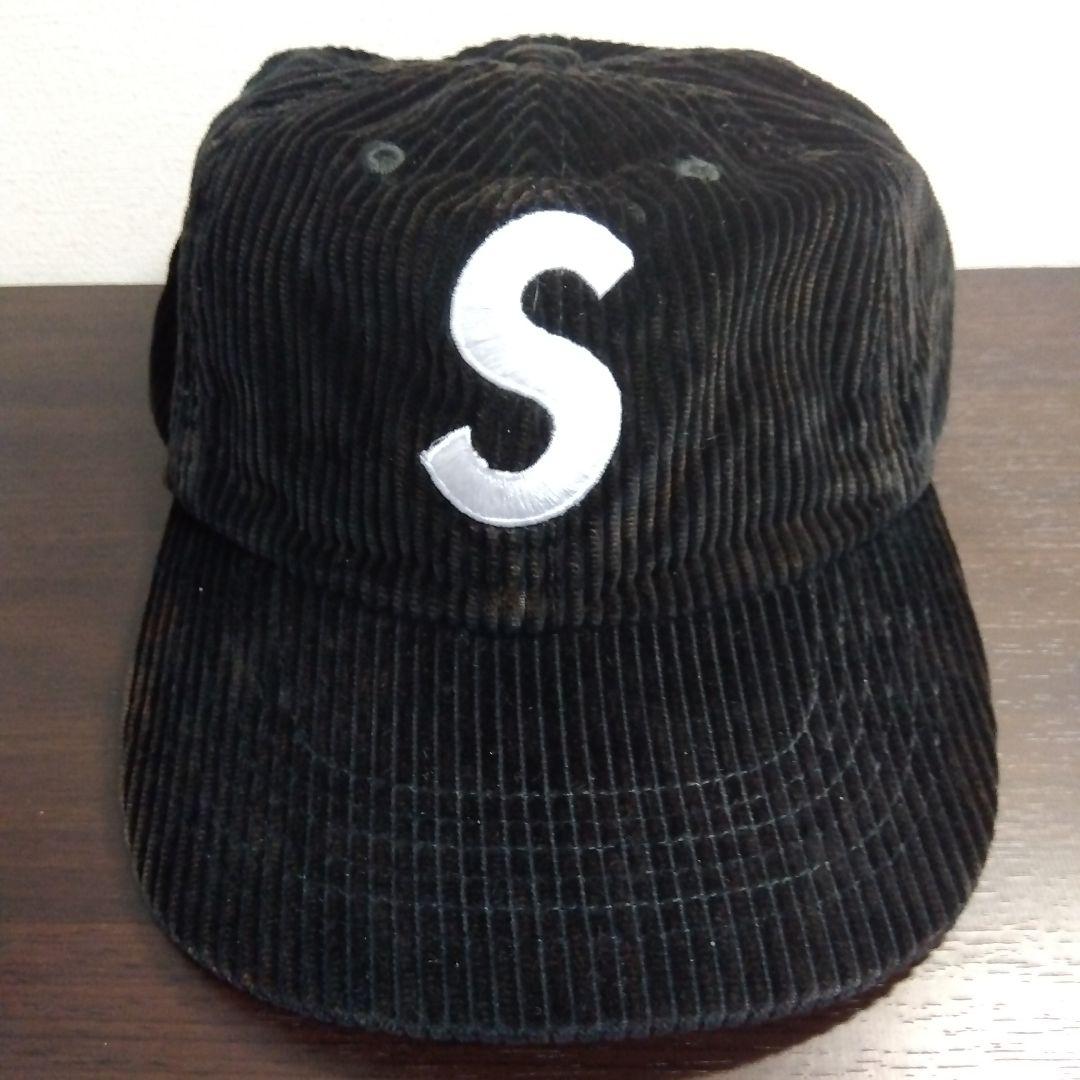 新品未使用　Supreme Corduroy S Logo 6-Panel 黒 SUPREME Corduroy S Logo 6-panel black