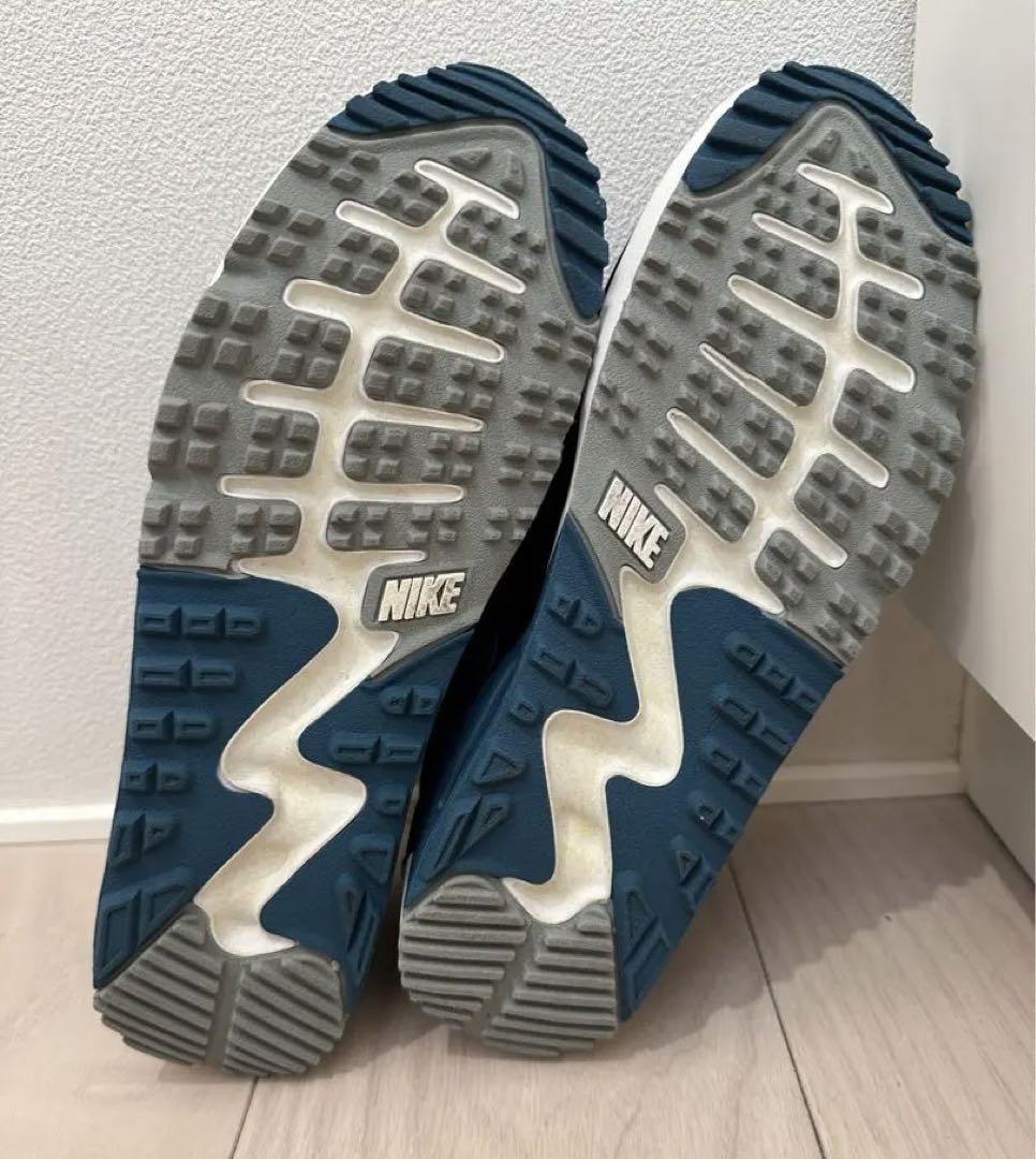 美品！Nike Air Max 90 グレー/ネイビー ゴルフシューズ