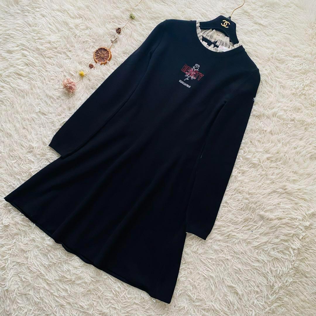 red valentino レッドヴァレンティノ ニット ワンピ XS