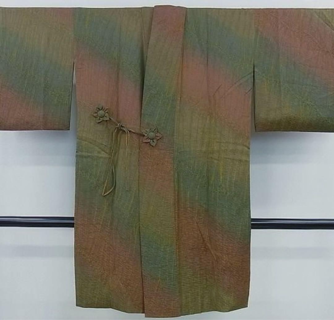 正絹道中着 ロング丈 絞り 暈し染め(訪問着、留袖、紬、袋帯なども出品) 画像6