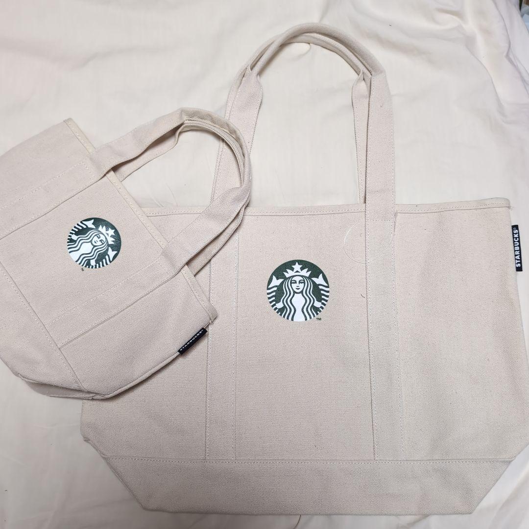 スターバックス トートバッグ2個セット - メルカリ