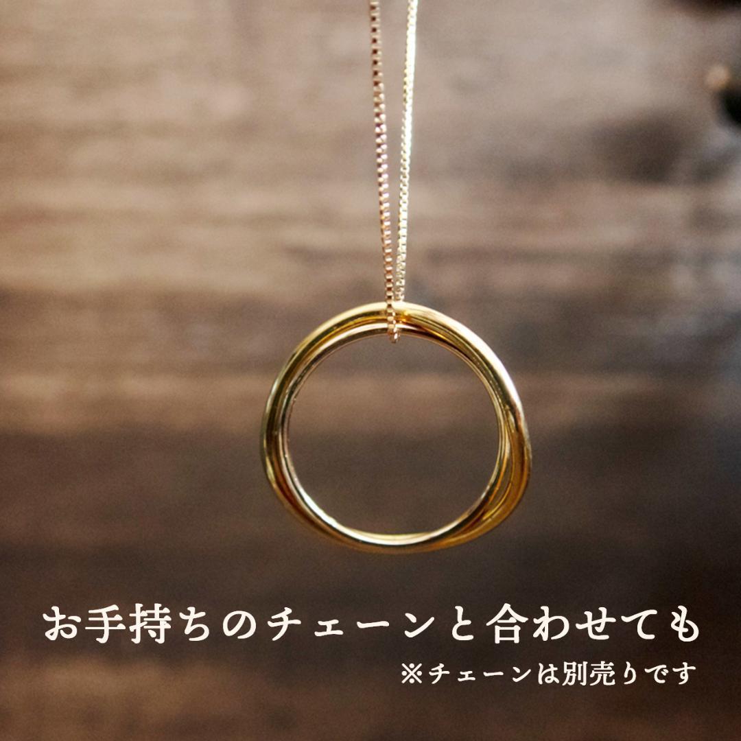 K02／1mm／ k18 極細 ウェーブ リング／ 華奢 ピンキー 18金