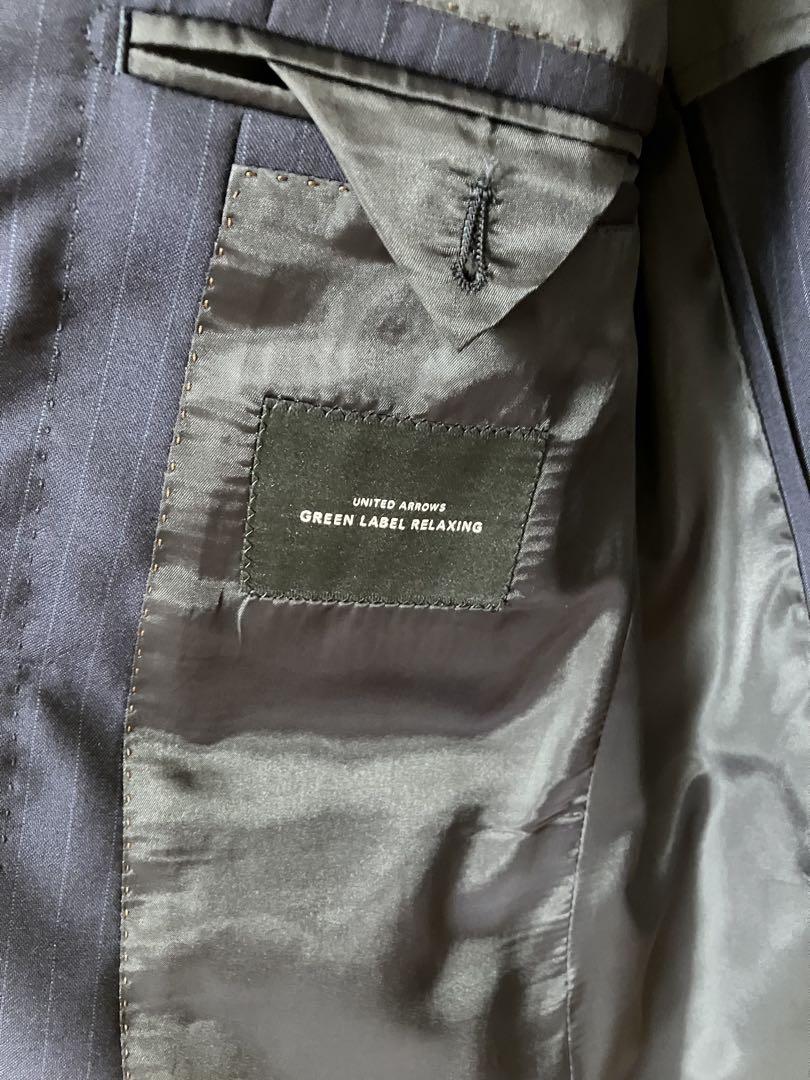 Green label relaxing REDA製 ビジネススーツ ネイビー