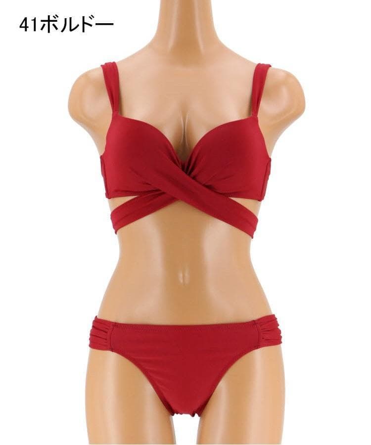 San-ai Resort 三愛リゾート クロスビキニ レッド 水着