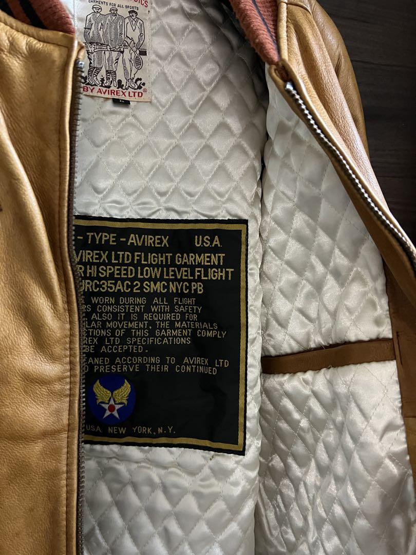 AVIREX バーシティレザースタジアムジャケット USA