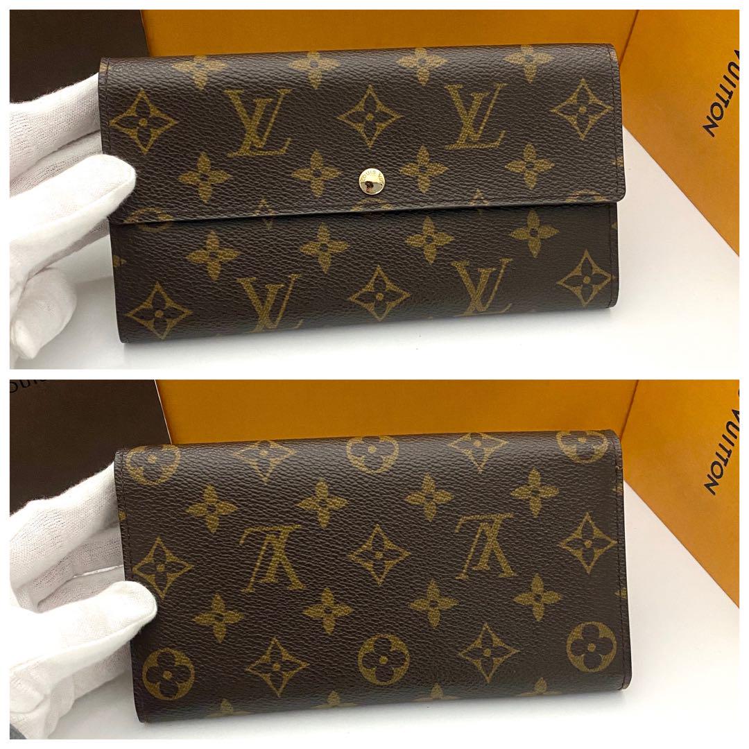 未使用品　ルイヴィトン　ポルトフォイユ　サラ　モノグラム　長財布