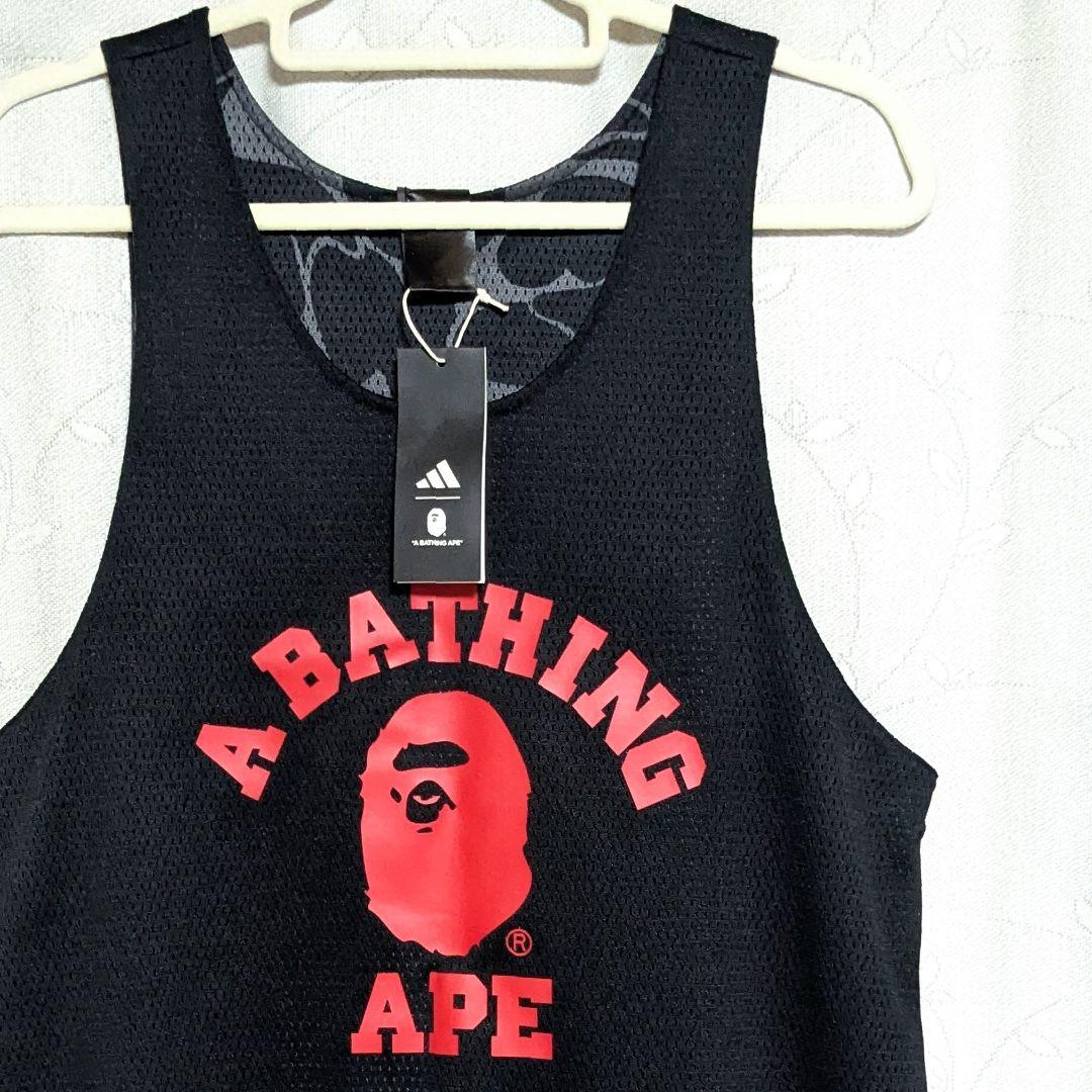 ■新品 adidas BAPE Dame 9 バスケシャツ L タンクトップ■ウェア