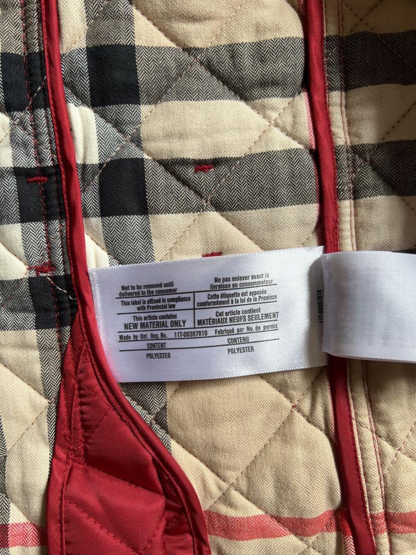 ミカンBURBERRY ダイアモンド キルティング ジャケット