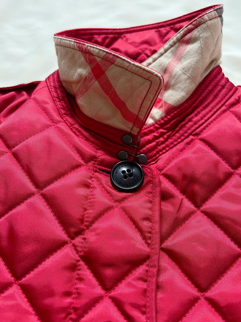 ミカンBURBERRY ダイアモンド キルティング ジャケット