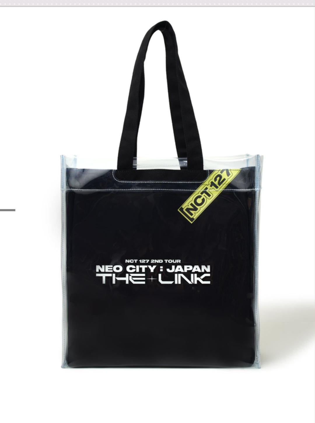 通販 送料無料  NCT127 トートバッグ ビニールバッグ付き 新品 未開封 アイドルグッズ