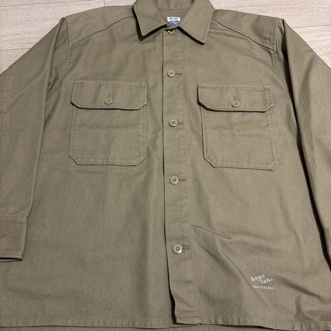 【ARMY TWILL】別注 HEAVY LEFT TWILL シャツジャケット