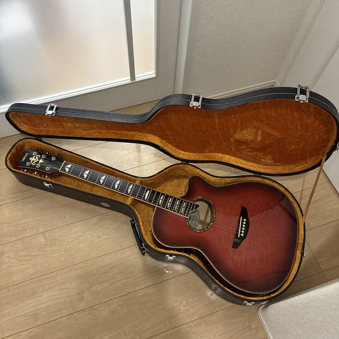 美品 超希少 高級エレガットギター YAMAHA CWE-18 虎目トップ