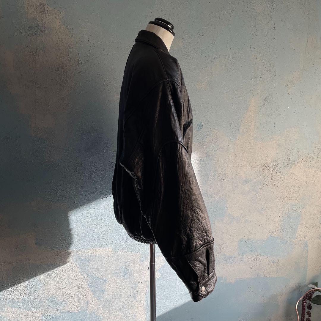 comstock☆羊革☆ leather bomber jacket