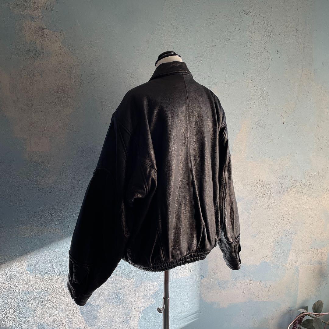 comstock☆羊革☆ leather bomber jacket