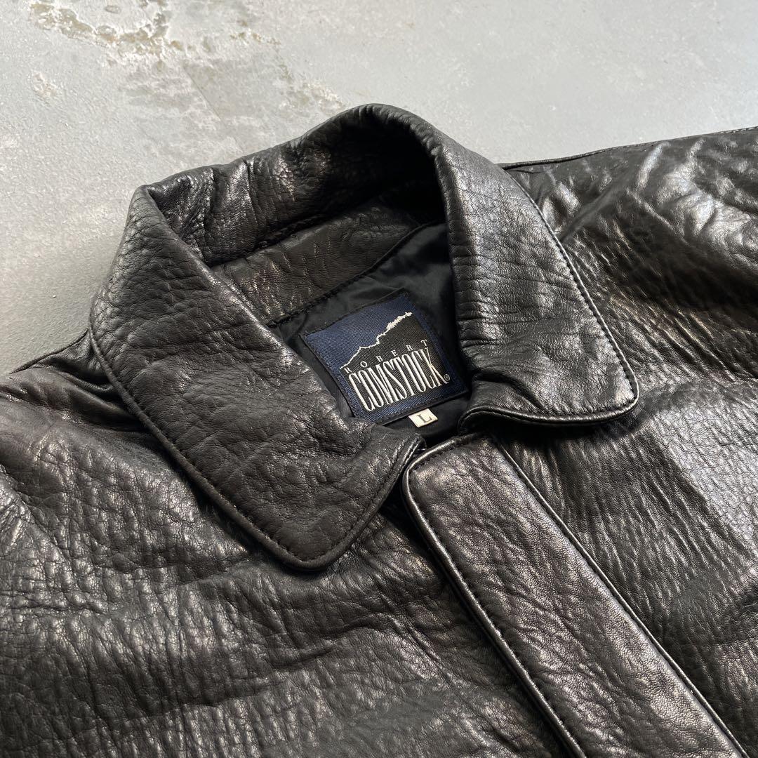 comstock☆羊革☆ leather bomber jacket
