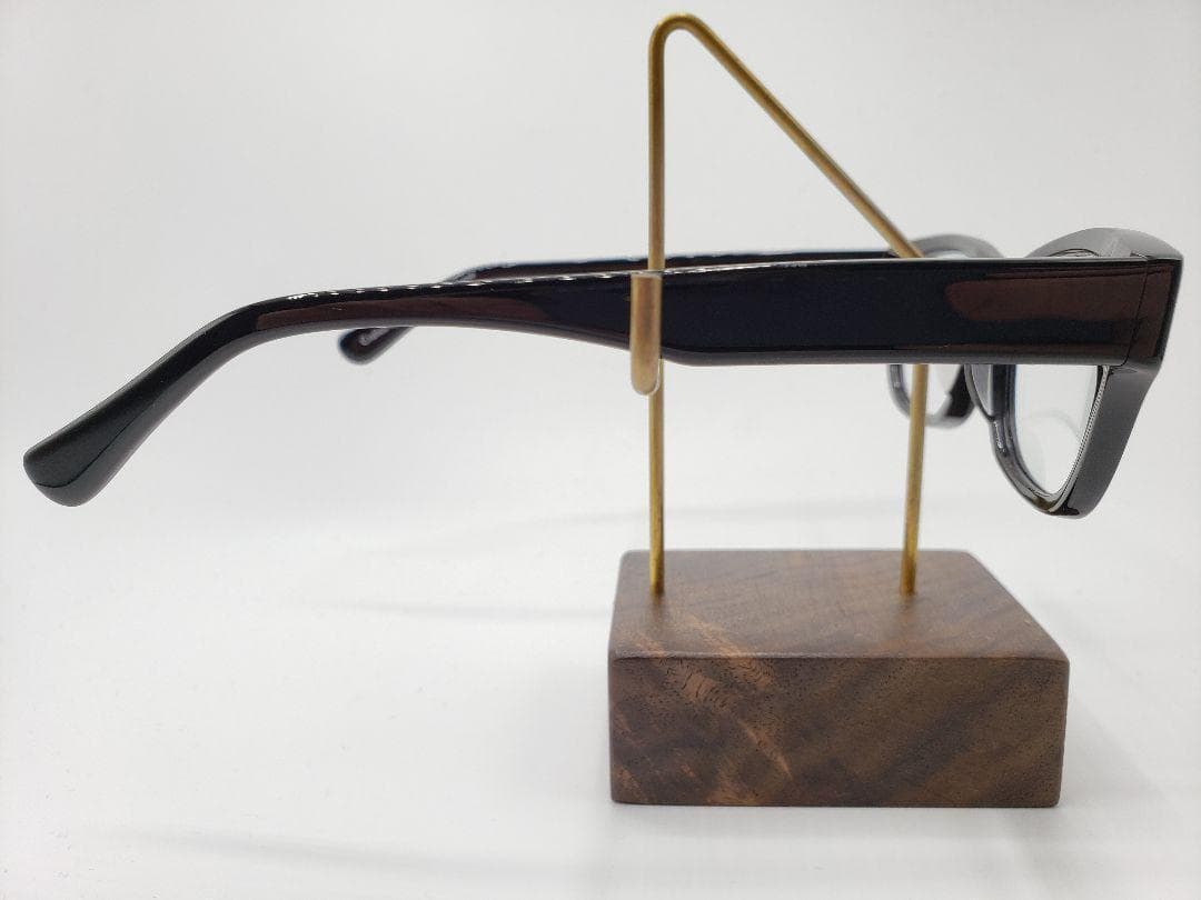 Onimegane 度なしクリアレンズ ウェリントン 伊達眼鏡 オニメガネ 黒色