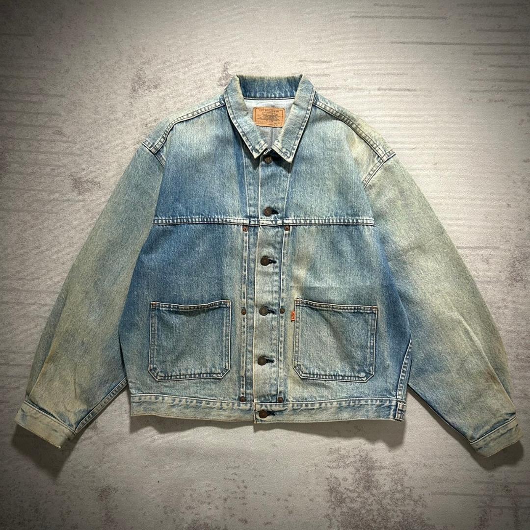 【残りわずか】 80´s 70626 M オレンジタブ 短丈 デニムJKT Levi´s ジャケット・アウター
