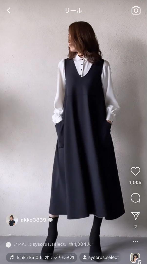 Sov.（ソブ）の「AKKO×Sov. / コンフォートジャンパースカート