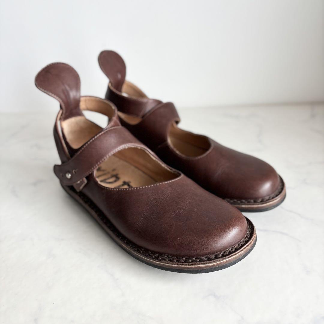 最先端 美品 トリッペン 36 VIVIENNE クロスストラップ レザーシューズ 靴