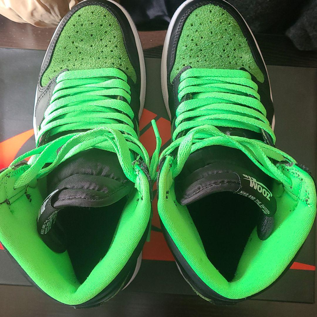 SALE新作 NIKE AIR JORDAN1 high zoom レイジグリーン ztuNF-m59998575504 格安大人気