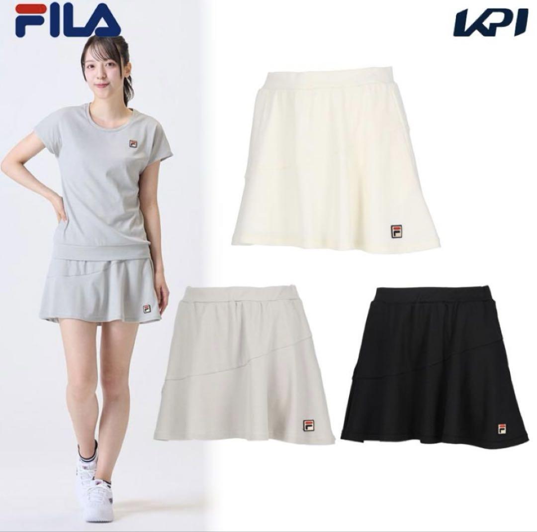 FILA♡【美品】ブラック✖️グレーのゲームシャツ&スコートセット