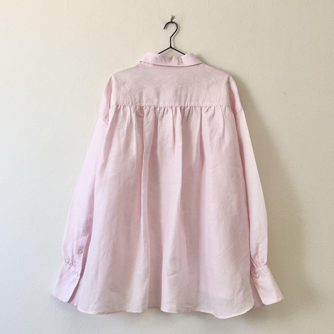 完売IENA ラミーリヨセルフェミニンシャツ36 ピンク