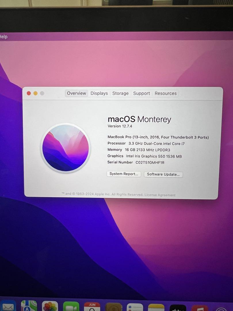 MacBook本体 MacBook Pro 13inch Corei7 16GB