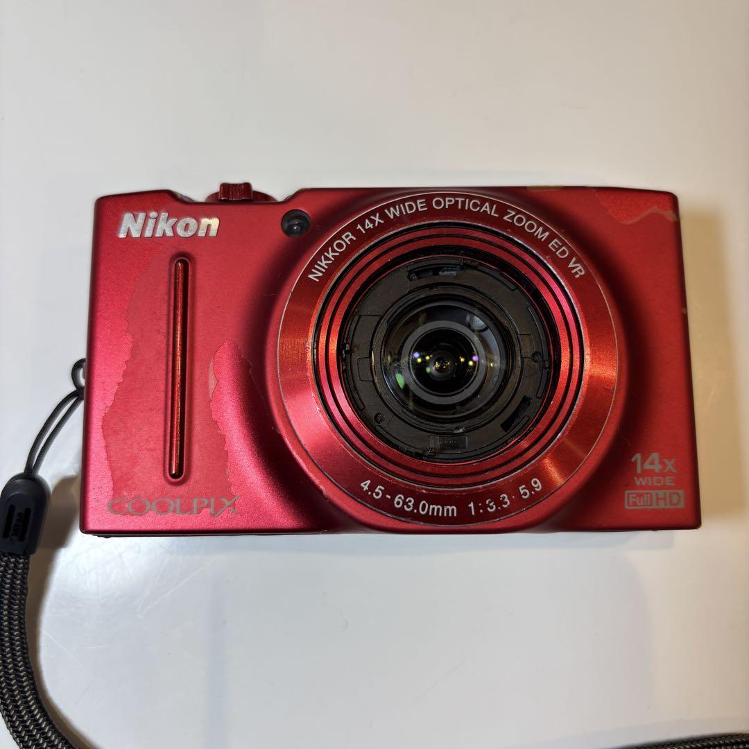 Nikon ニコン COOLPIX S8200 デジカメ 赤 ズーム14倍