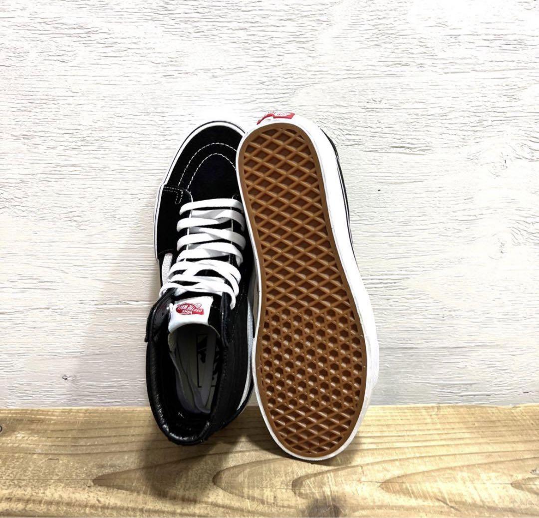 消費税無し US企画 26cm ブラック HIスニーカー SK8 VANS 靴