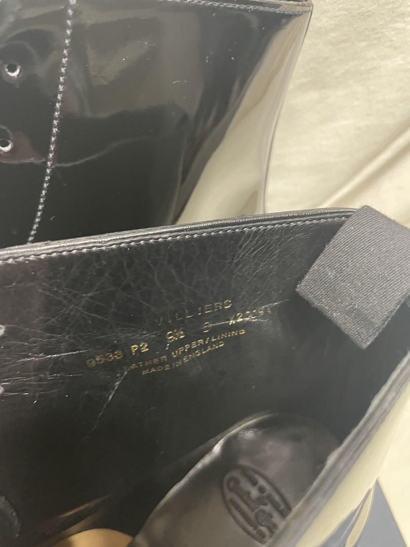 Crockett & Jones パテントレザーブーツ新品未使用