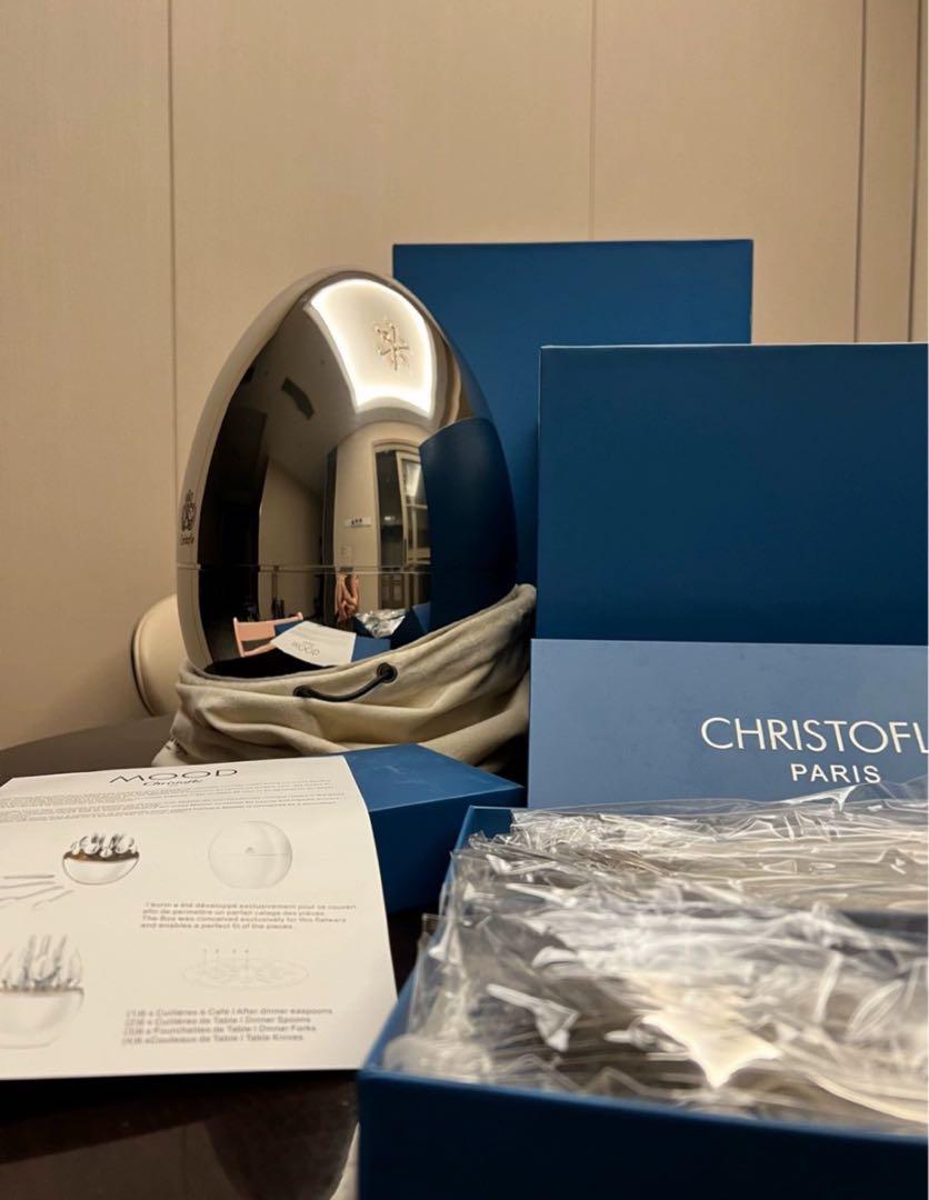 希少Christofle MOODParty ステンレストレイMoodカトラリー