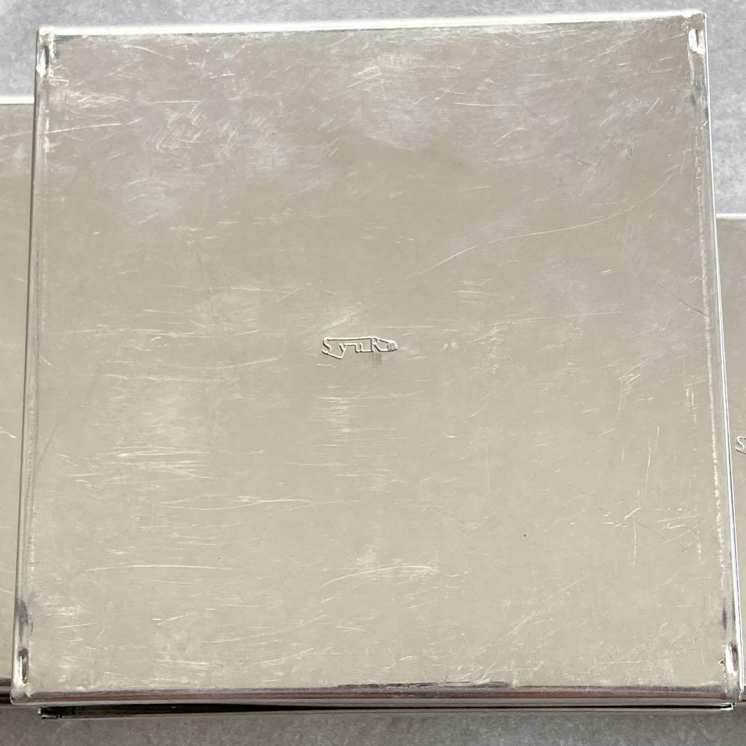 Syuro 角缶　2種計3個　廃盤　小物入れ