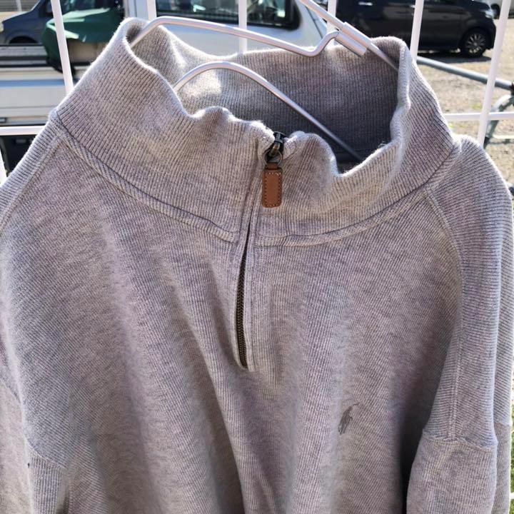 Ralph Lauren/ラルフローレン ハーフジップトレーナー デカサイズ
