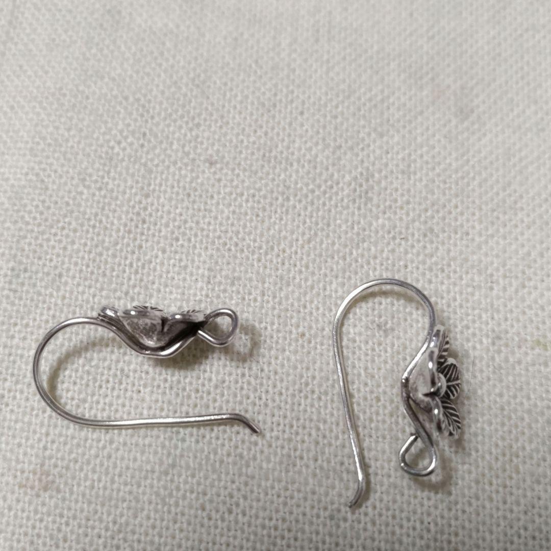 超安い】 F14 カレンシルバーピアスフック ハンドメイドF38カレン
