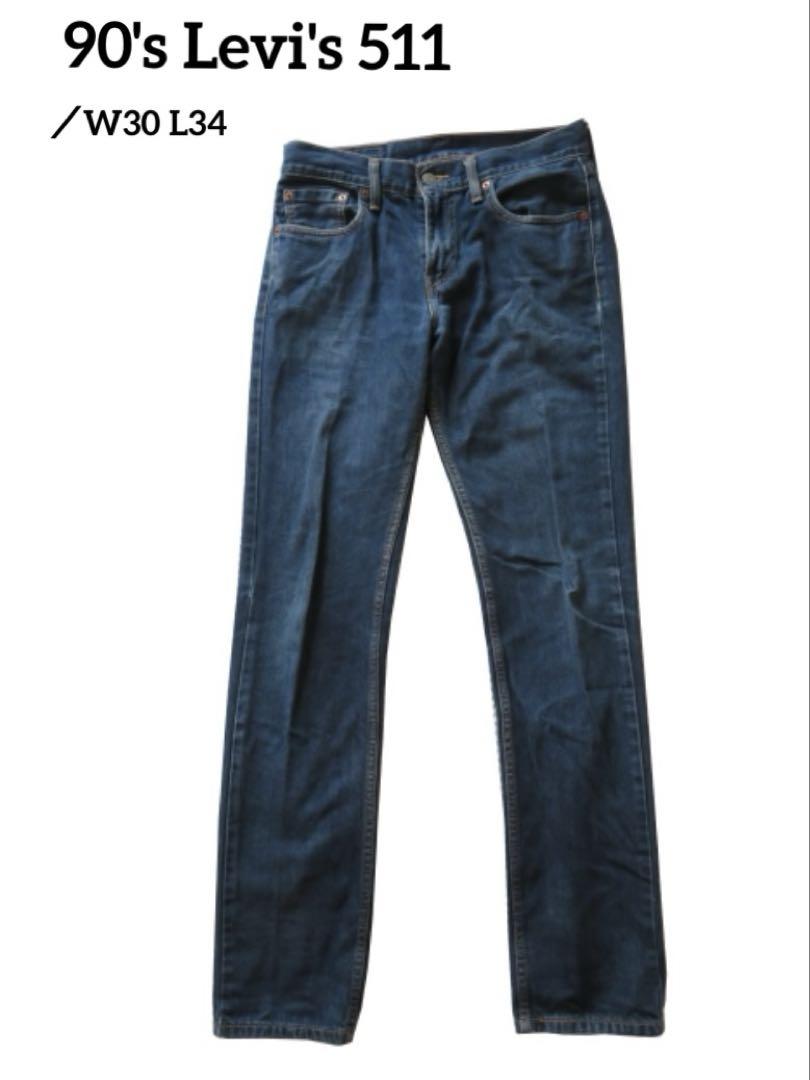 90's Levi's 511 W30 L34 スリムストレート