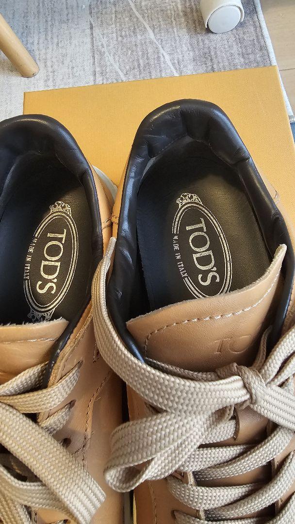 トッズ TOD’S スニーカー ベージュ レザー トッズ TOD'S TODS スニーカー XXW25K0FL90 レザー×ファブリック