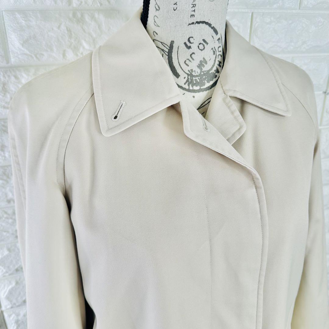 極美品❣️ Burberry ステンカラーコート　ベージュ　ライナー付　レディース