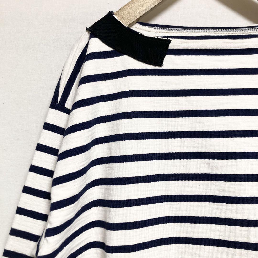 特売 サイズ50！NIGEL CABOURN ブリティッシュアーミーボーダーシャツ トップス