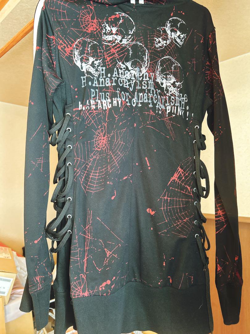 h.naoto フードパーカー h.ANARCHY タグ付き品